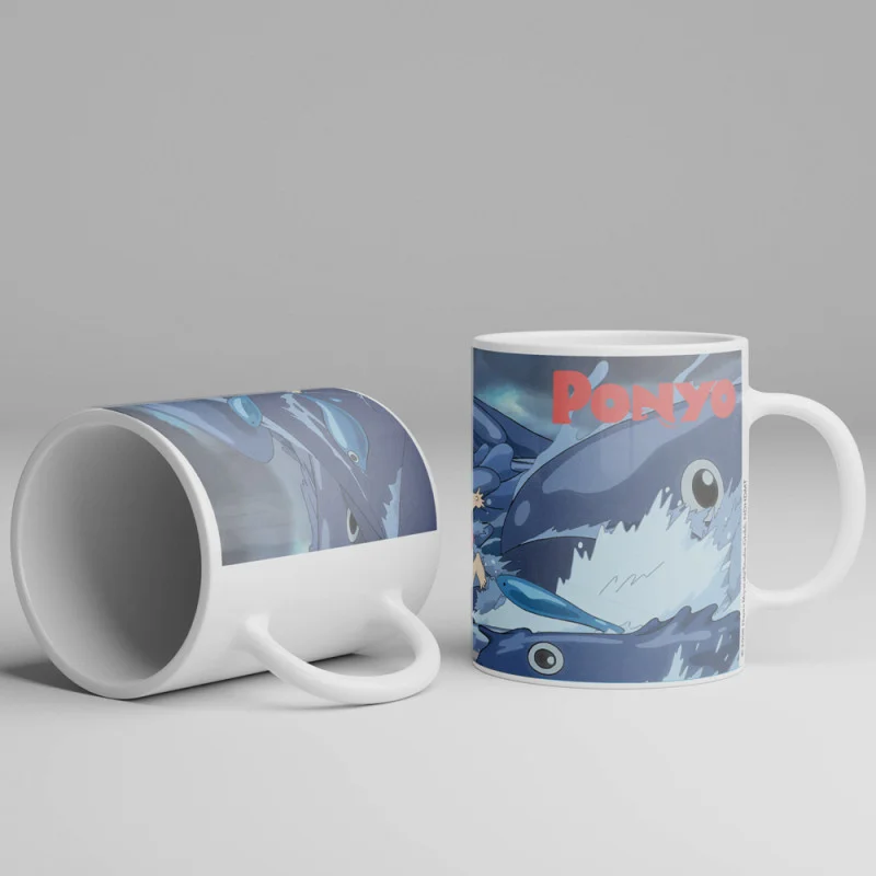 Mug Ghibli 10 - Waves - Ponyo on the cliff